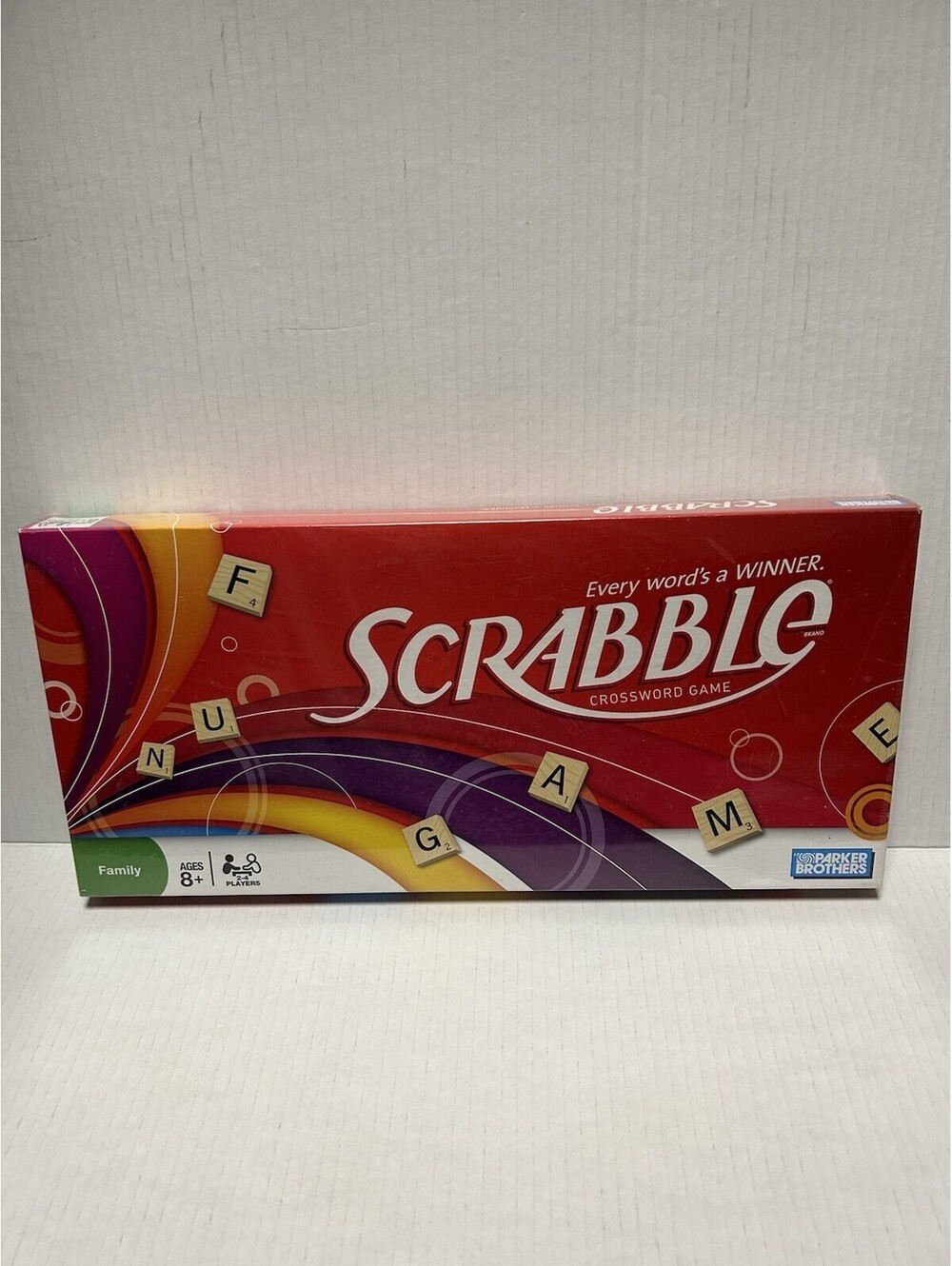 Scrabble Game by Parker Brothers Family Edition Crossword Game (Brand New)